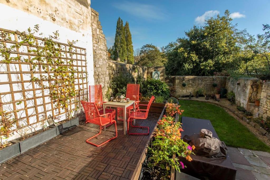 Georgian House Garden Apartment Бат Экстерьер фото